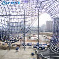 Sistema de techos Xuzhou LF Estructura de acero prefabricada en el centro comercial Construcción con estructura de techo de vidrio